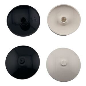75Pc Bulk Lot LEGO 2x2 Round Plate Specialty Cap Slide Shoe Black White NEW 2654